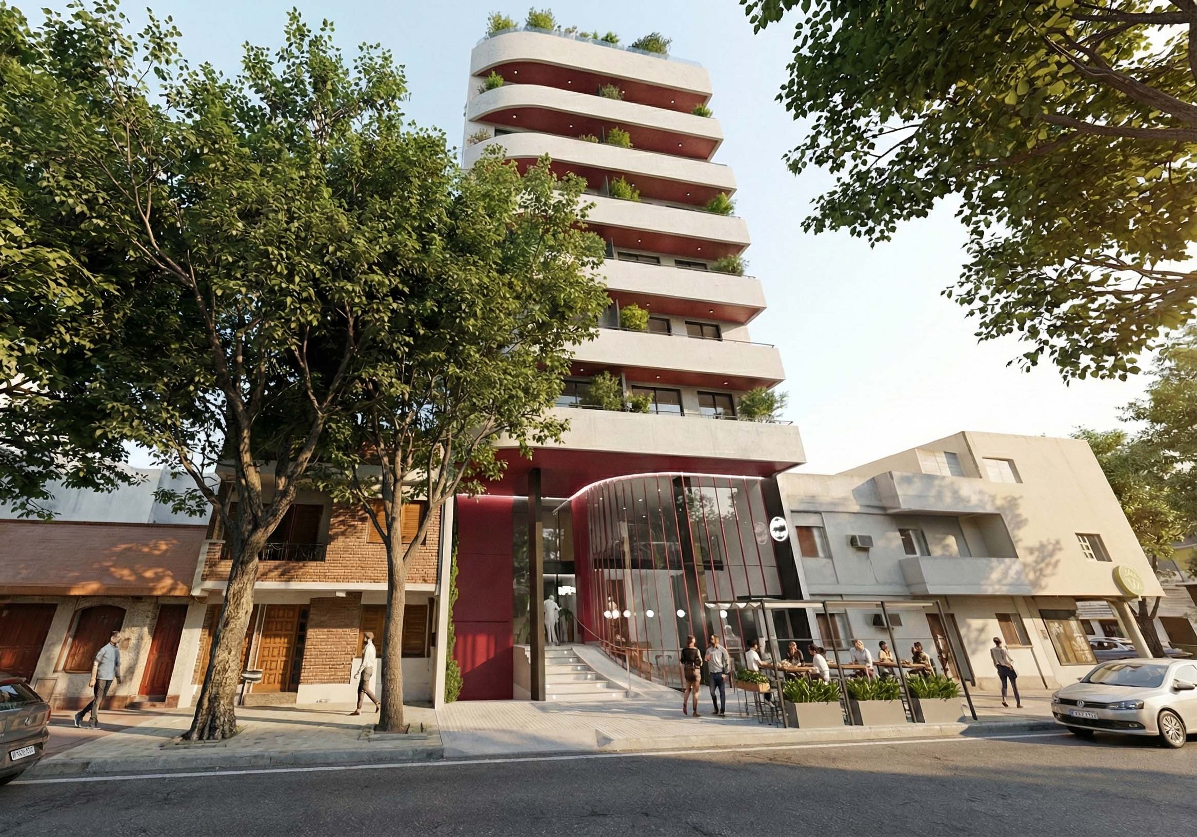 Fachada del edificio Aires de Río - Imagen 1